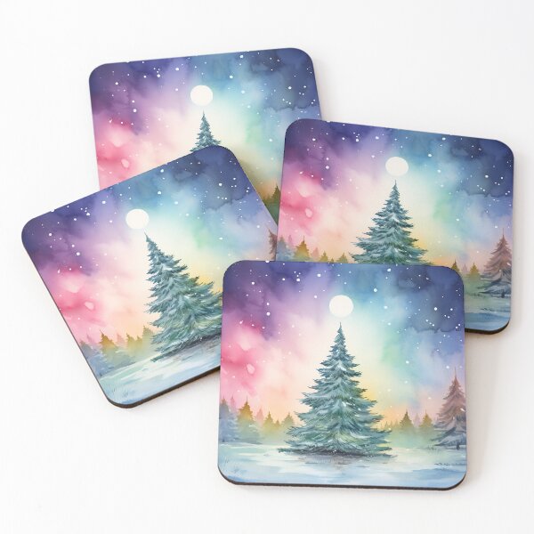 Item preview, Aurora borealis light landscape designed and sold by Art by Lilia.