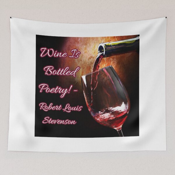 Item preview, Wine Is Bottled Poetry! designed and sold by TidyKitchenInc.