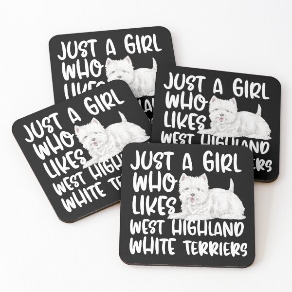 Item preview, Just A Girl Who Likes West Highland White Terriers designed and sold by TheAnimalZ00.