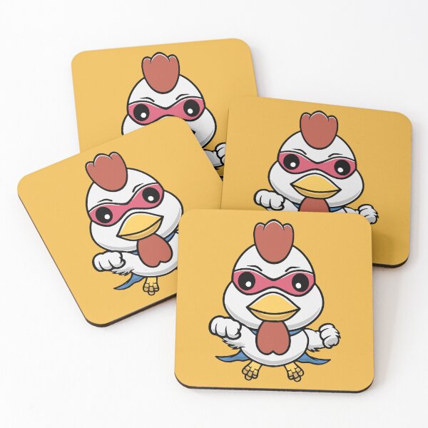 Item preview, Cute chicken is a hero cartoon illustration designed and sold by cubbone.