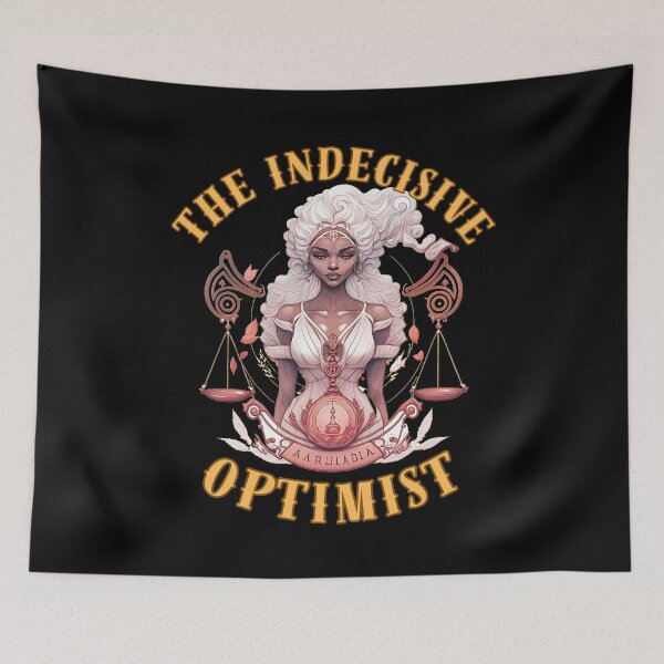 Item preview, The Indecisive Optimist. libra sign designed and sold by ZodiacWonders.
