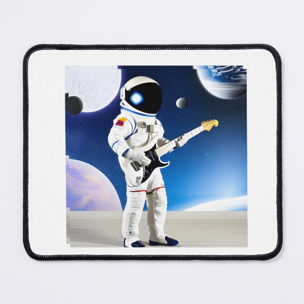Item preview, Astronaut on Electric Guitar Rockin' Outer Space designed and sold by evaninla.