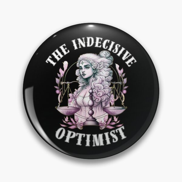 Item preview, The Indecisive Optimist. libra astrological sign designed and sold by ZodiacWonders.