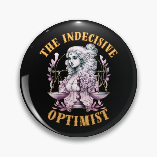 Item preview, The Indecisive Optimist. libra personality designed and sold by ZodiacWonders.