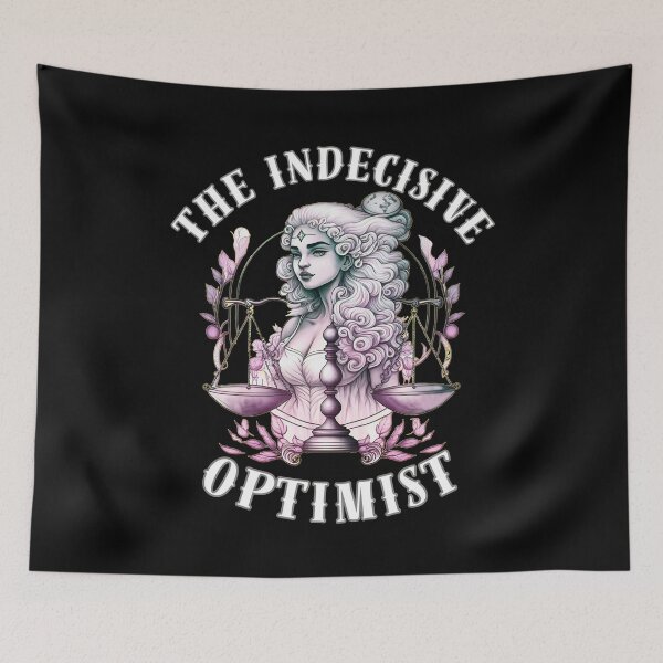 Item preview, The Indecisive Optimist. libra astrological sign designed and sold by ZodiacWonders.