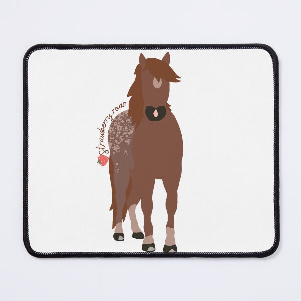 Item preview, Strawberry Roan Horse designed and sold by DesignByRoseCo.