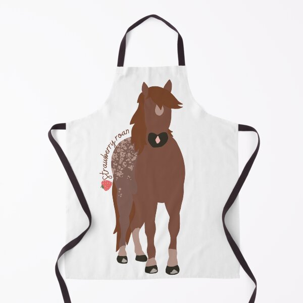 Item preview, Strawberry Roan Horse designed and sold by DesignByRoseCo.