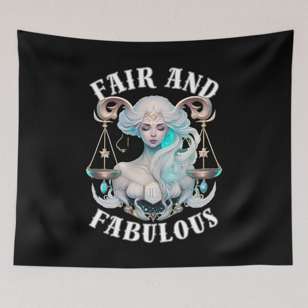 Item preview, Fair And Fabulous. libra astrological sign designed and sold by ZodiacWonders.