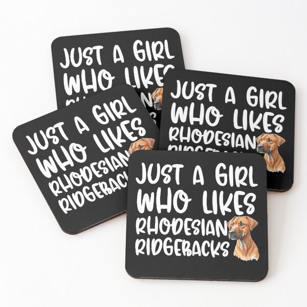 Item preview, Just A Girl Who Likes Rhodesian Ridgebacks designed and sold by TheAnimalZ00.