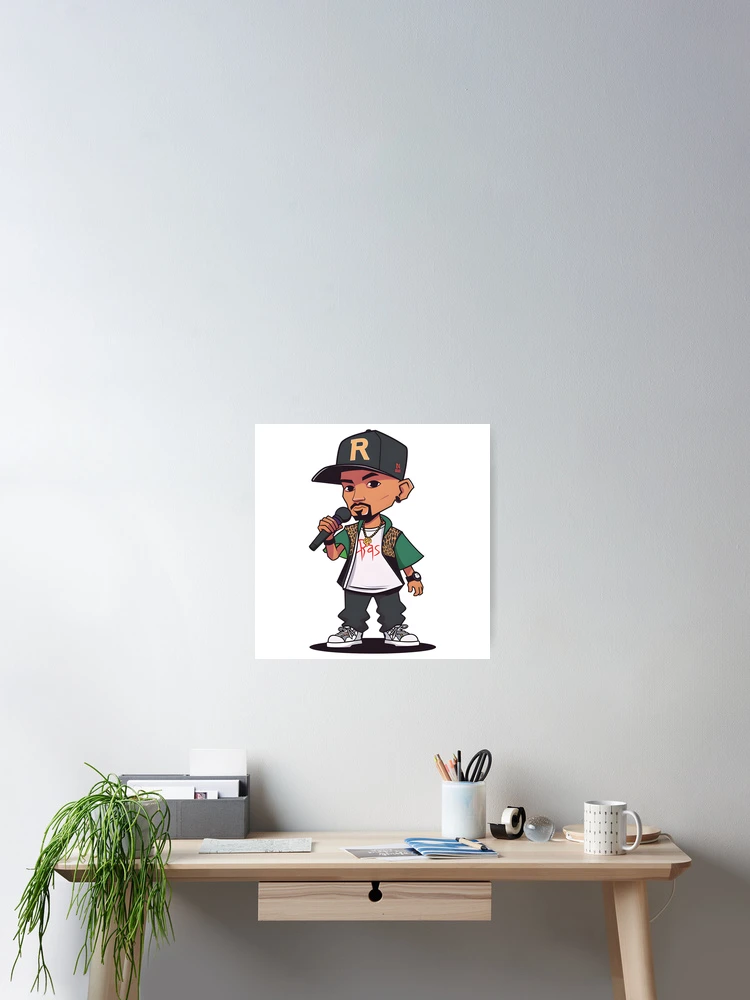 Thumbnail 2 of 3, Poster, Rakim Rapper designed and sold by Ragil-Studio.