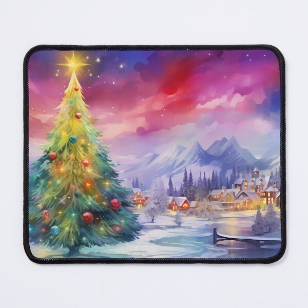 Item preview, Aurora borealis light landscape designed and sold by Art by Lilia.