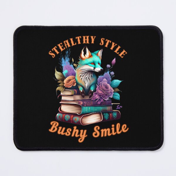 Item preview, Stealthy Style, Bushy Smile. fox portrait designed and sold by FoxVibes.