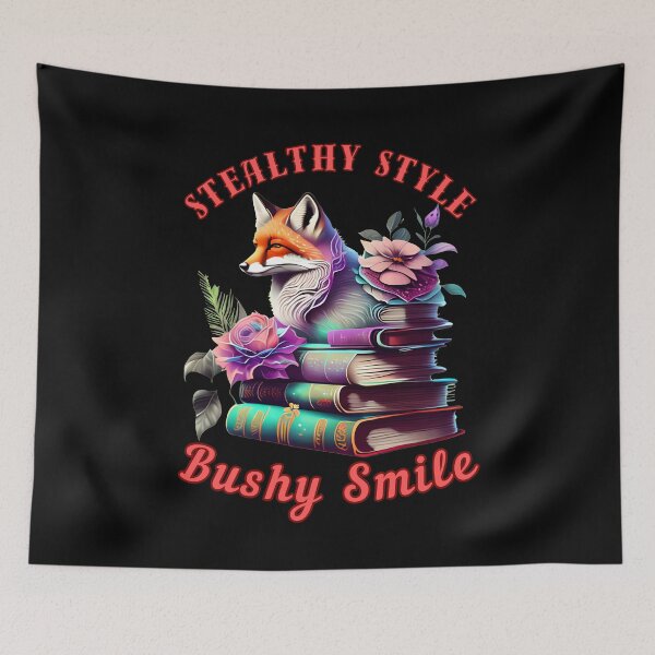 Item preview, Stealthy Style, Bushy Smile. fox owner designed and sold by FoxVibes.