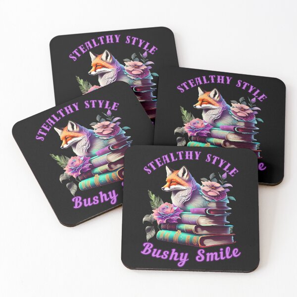 Item preview, Stealthy Style, Bushy Smile. fox boho designed and sold by FoxVibes.