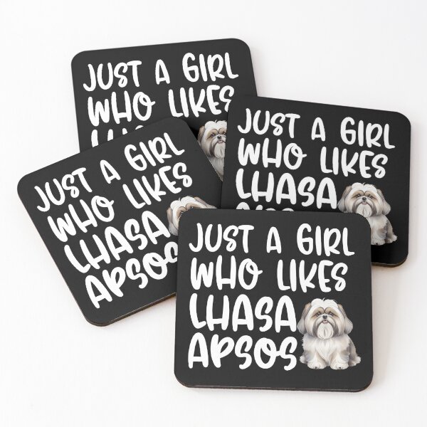 Item preview, Just A Girl Who Likes Lhasa Apsos designed and sold by TheAnimalZ00.