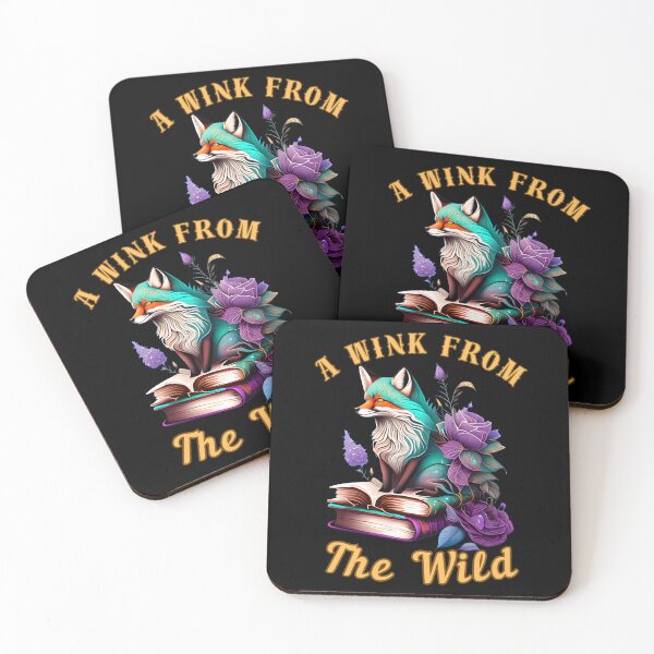 Item preview, A Wink From The Wild. fox saying designed and sold by FoxVibes.