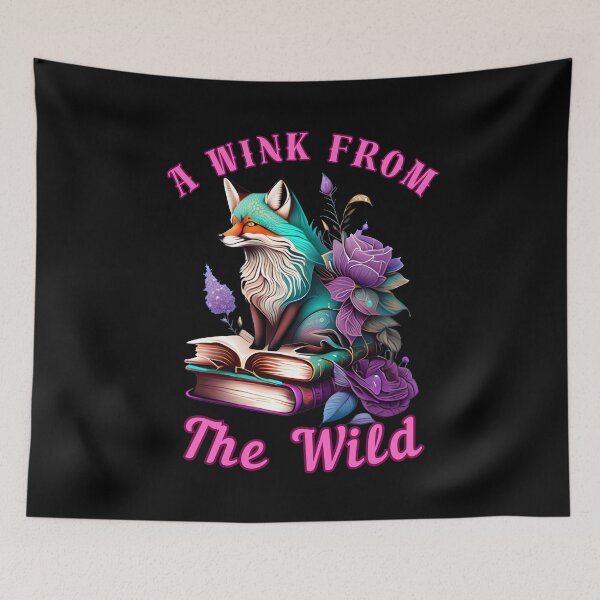 Item preview, A Wink From The Wild. fox foxes designed and sold by FoxVibes.