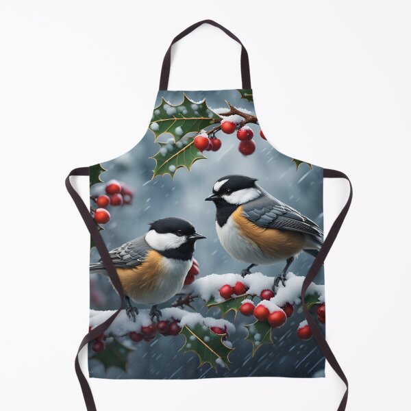 Item preview, Chickadees in Holly designed and sold by gregchapin.