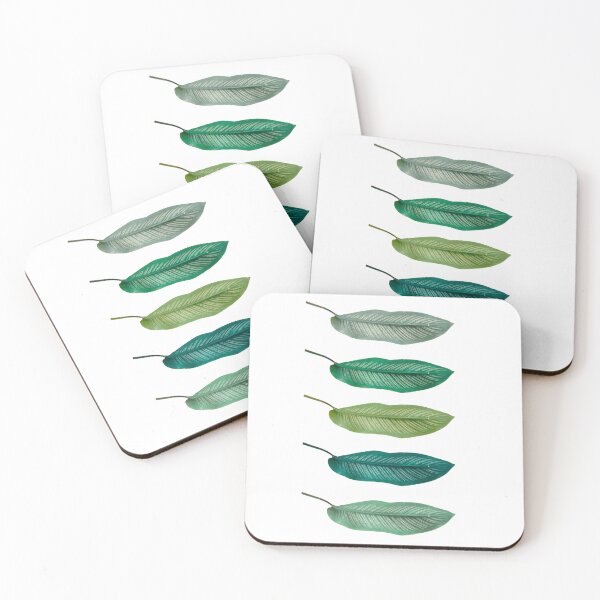 Item preview, Leaf in Nature Different Colors sticker pack / minimalist / leaves designed and sold by HandCraftedArt.