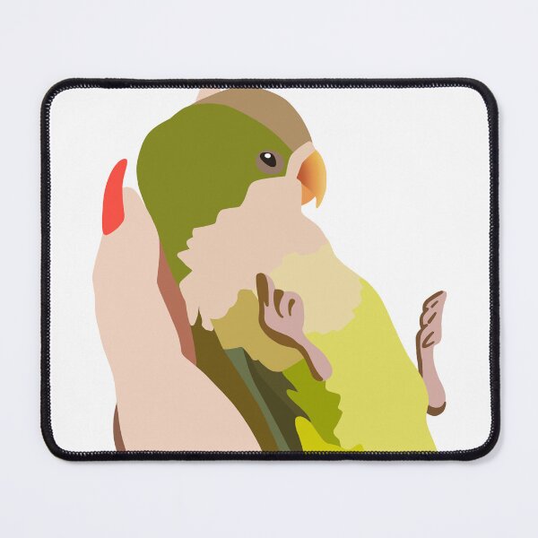 Item preview, Holding Quaker Parrot (2) designed and sold by Bonnie Zimmerman.