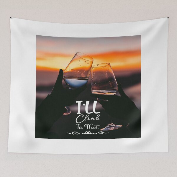 Item preview, I'll Clink To That! designed and sold by TidyKitchenInc.