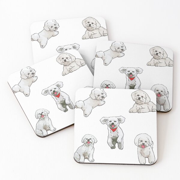 Item preview, Cute Bichon Frise Dogs designed and sold by TheAnimalZ00.