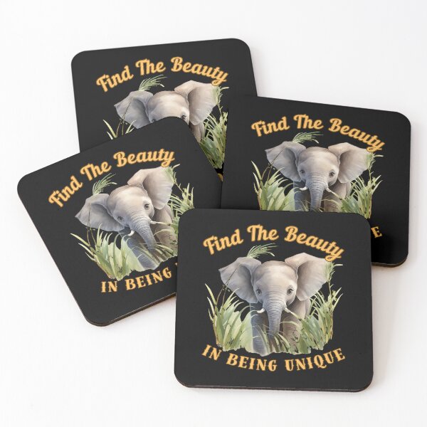 Item preview, Find The Beauty In Being Unique. elephant lover designed and sold by ElephantVibes.