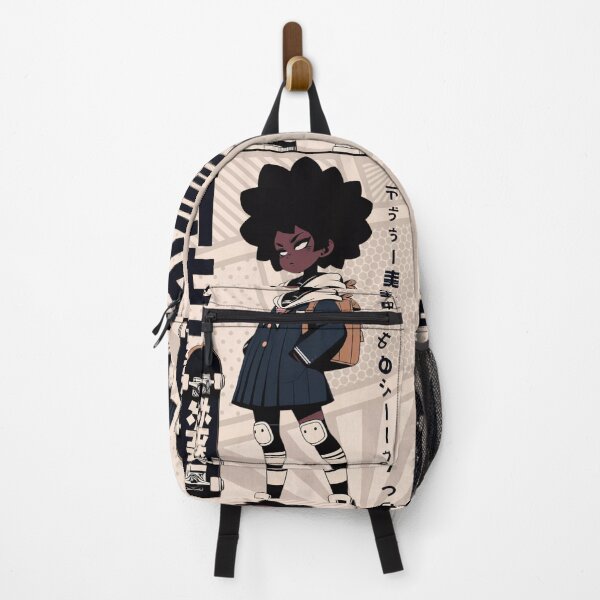 Item preview, Japanese Digital Art of African American Girl on Skateboard with Pop Art Background designed and sold by IAPICTURE.