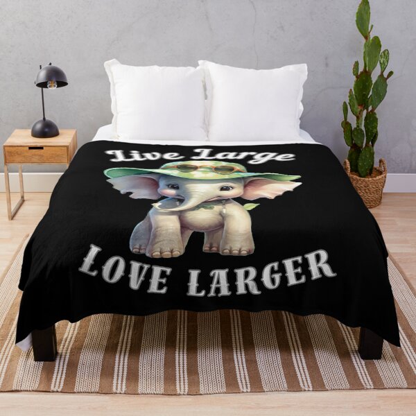 Item preview, Live Large, Love Larger designed and sold by ElephantVibes.