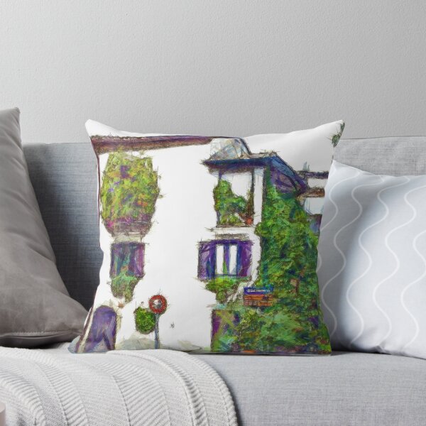 Item preview, Foreshortening of house covered with climbing plants designed and sold by Giuseppe Cocco.