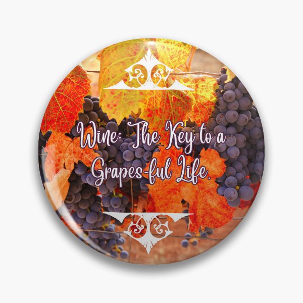 Item preview, Wine: The Key To a Grapes-ful Life. designed and sold by TidyKitchenInc.