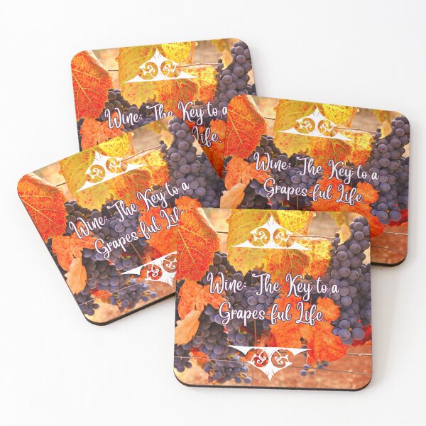 Item preview, Wine: The Key To a Grapes-ful Life. designed and sold by TidyKitchenInc.