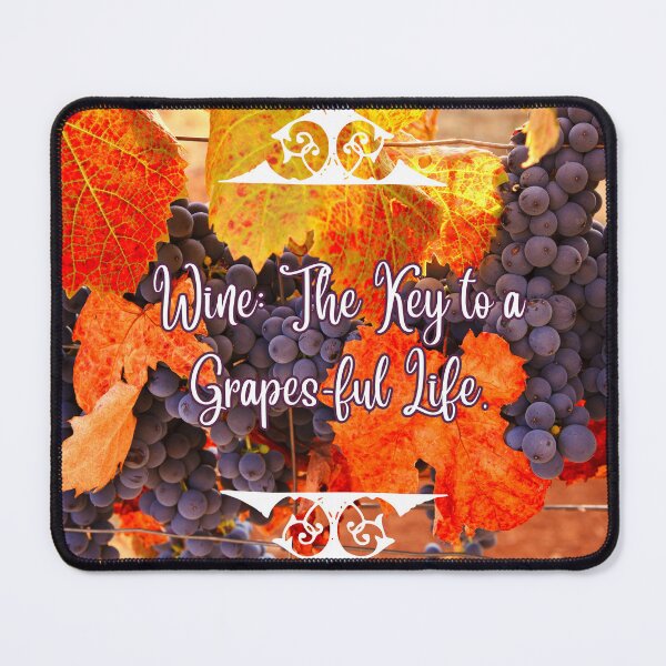 Item preview, Wine: The Key To a Grapes-ful Life. designed and sold by TidyKitchenInc.