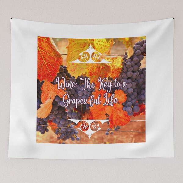 Item preview, Wine: The Key To a Grapes-ful Life. designed and sold by TidyKitchenInc.