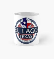El Lago Texas wood circle Mug