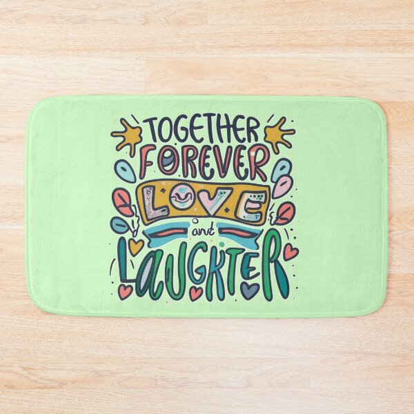 Item preview, Together Forever In Love & Laughter Hands Hearts designed and sold by TugForkFinds.