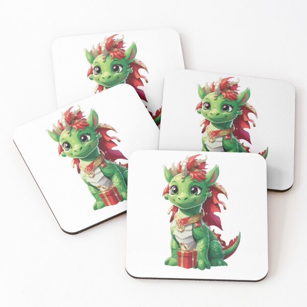 Item preview, 3D Green Christmas Dragon designed and sold by obscurax art.