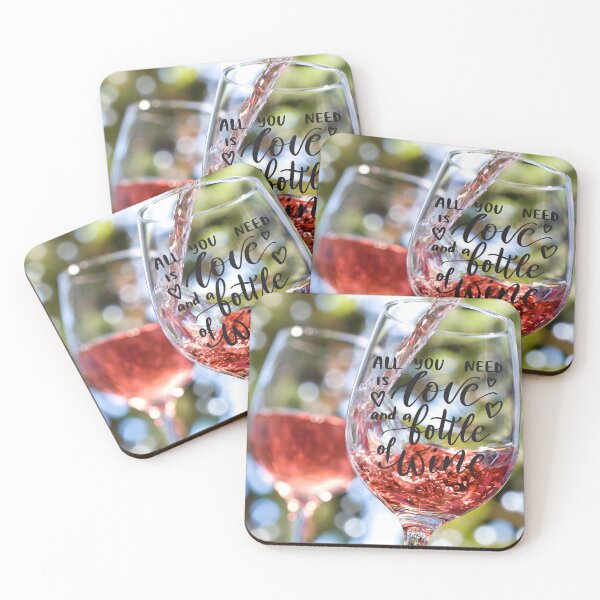 Item preview, All You Need is Love and a Bottle of Wine 2 designed and sold by TidyKitchenInc.