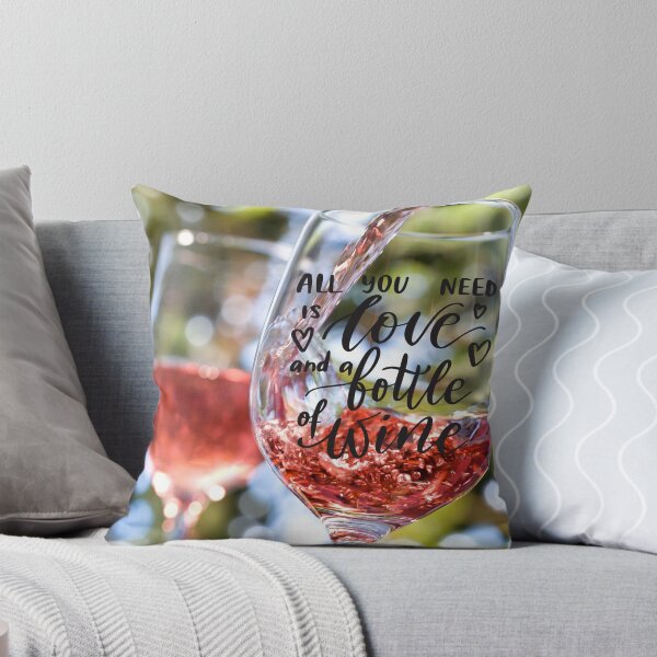 Item preview, All You Need is Love and a Bottle of Wine 2 designed and sold by TidyKitchenInc.