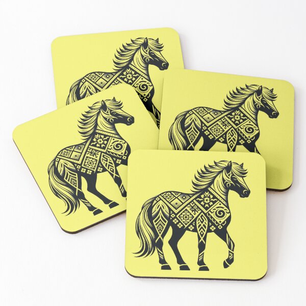 Item preview, Icelandic Horse with traditional designed and sold by CoussaZau.