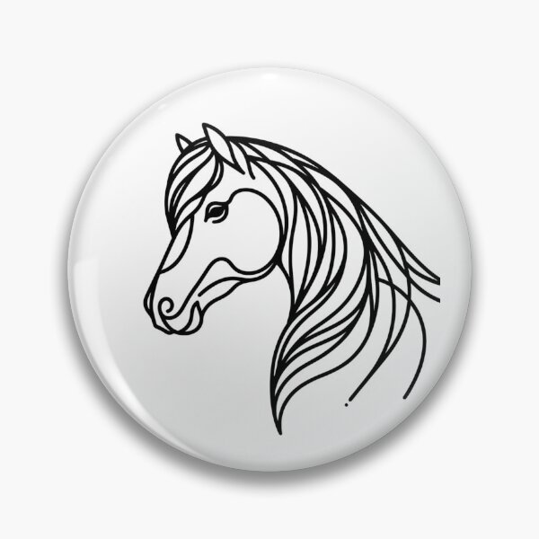 Item preview, Icelandic Horse Line Art designed and sold by CoussaZau.