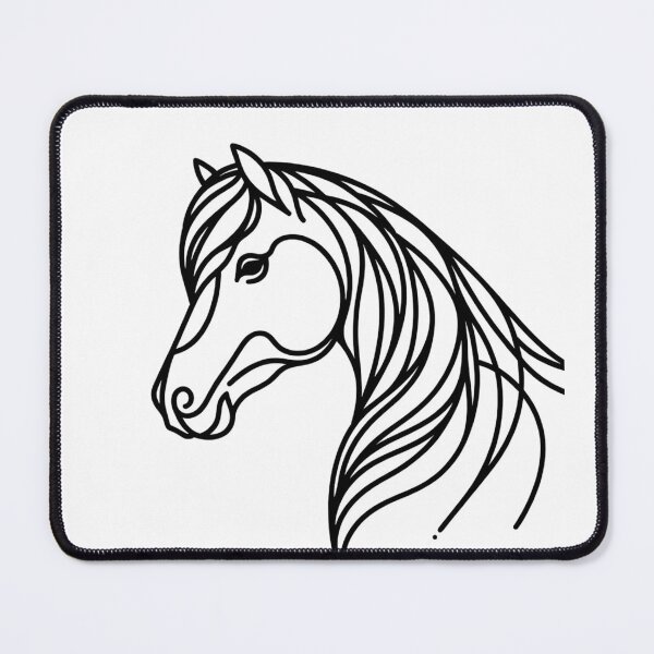 Item preview, Icelandic Horse Line Art designed and sold by CoussaZau.