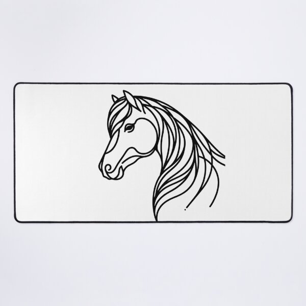 Item preview, Icelandic Horse Line Art designed and sold by CoussaZau.