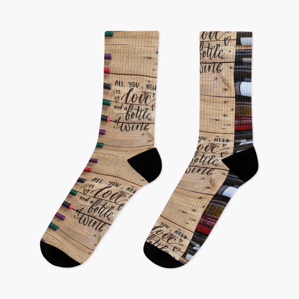 Item preview, All You Need is Love and a Bottle of Wine designed and sold by TidyKitchenInc.