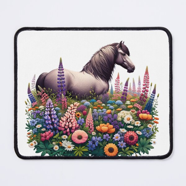 Item preview, Icelandic Horse in Springtime Bloom designed and sold by CoussaZau.