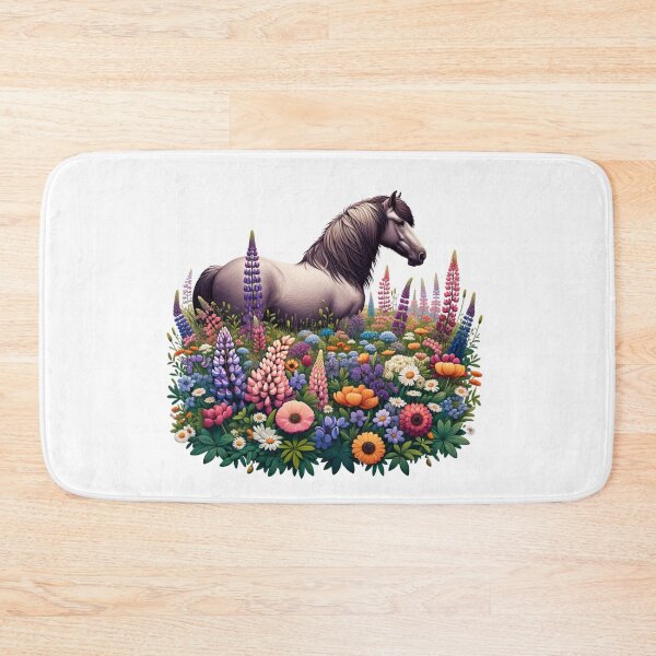 Item preview, Icelandic Horse in Springtime Bloom designed and sold by CoussaZau.