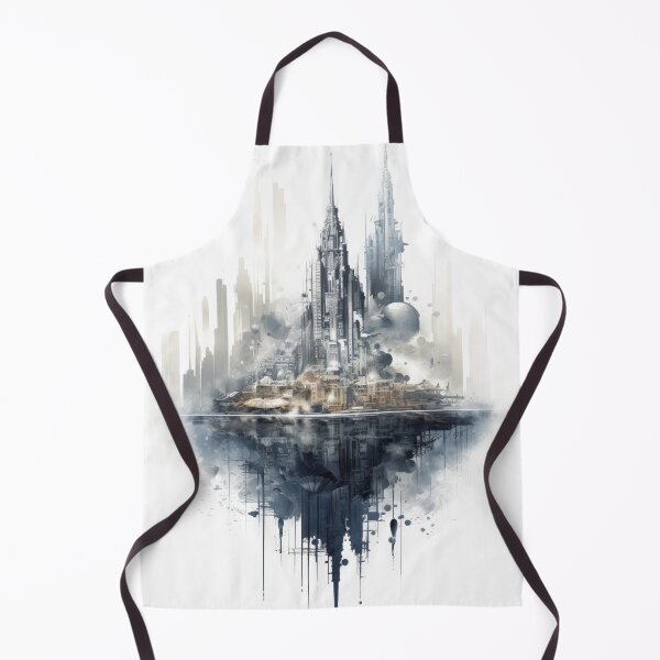Item preview, Inkblot Cityscape designed and sold by hermeneutic.
