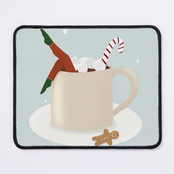 Item preview, Woman in a Christmas chocolate bath designed and sold by CreativeElle.