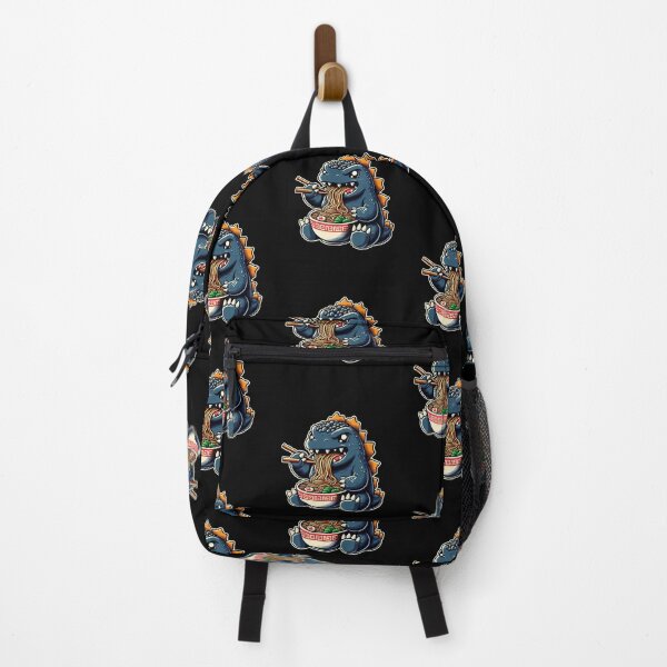 Item preview, Cute Godzilla eating Ramen designed and sold by melvtec.