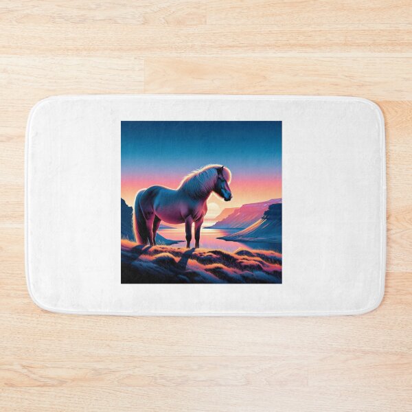 Item preview, Icelandic Horse at Dawn: First Light in the Fjords designed and sold by CoussaZau.